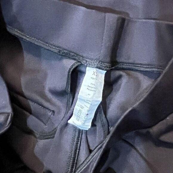 Pull on Elastic Waist Pleated Black Wide Leg Palazzo Pants Size XS - Picture 4 of 4